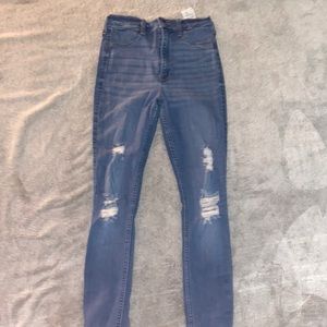 ultra high rise jean leggings advanced stretch